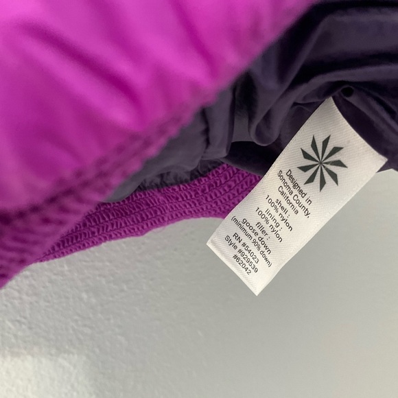 Athleta Downalicious Deluxe Vest, Purple Size XXS - Picture 5 of 7